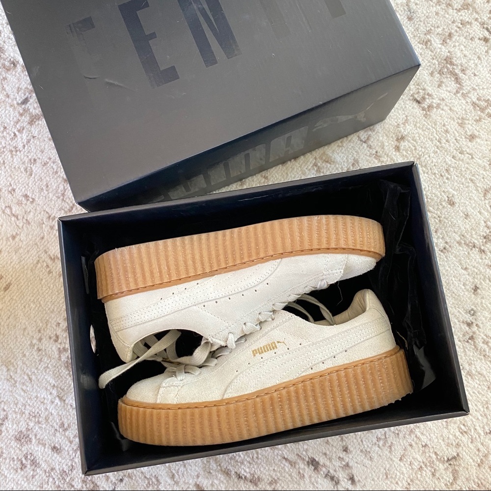 Fenty x Puma Suede Creepers White Oatmeal Gum